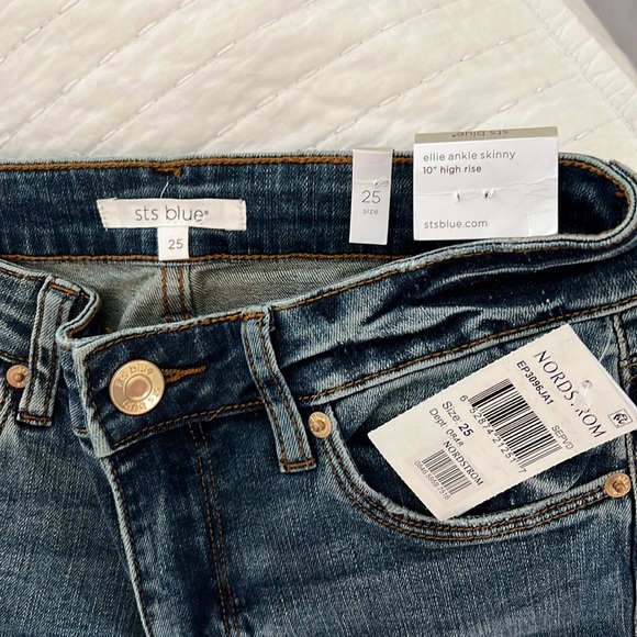NWT Nordstroms Sts Blue Ankle Skinny - Picture 2 of 4